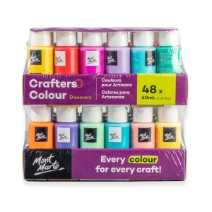 MM Crafters Renkli Boya Seti Discovery 48 Adet x 60ml
