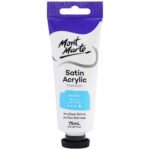 MM Satin Akrilik Boya Premium 75ml - Sky Blue