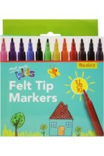 Çocuklar İçin Keçeli Kalemler 36'lı - Temel Renkler - Görsel 3