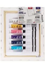 M.M. Kanvas Tablo ve Boyama Seti 9 Parça - Tek Boynuzlu At - Görsel 2