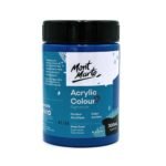 MM Akrilik Renkli Boya Signature 300ml - Deep Cyan