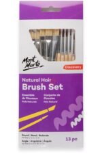 MM Doğal Kıl Kombine Fırça Seti 13'lü- Discovery