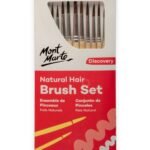 MM Doğal Kıl Yuvarlak Fırça Seti 13'lü- Discovery