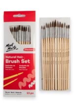 MM Doğal Kıl Yuvarlak Fırça Seti 13'lü- Discovery - Görsel 5