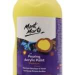 MM Dökme Akrilik Boya Premium  1L - Bright Yellow