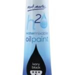 MM Suyla Karıştırılabilir Yağlı Boya 37ml - Ivory Black
