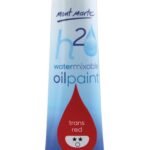 MM Suyla Karıştırılabilir Yağlı Boya 37ml - Trans Red