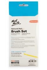 MM Doğal Kıl Düz Açılı Fırça Seti 13'lü- Discovery - Görsel 4