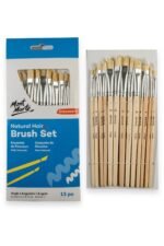 MM Doğal Kıl Düz Açılı Fırça Seti 13'lü- Discovery - Görsel 5