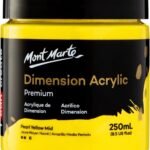 MM Premium Dimension Akrilik 250ml - Pearl Yellow Mid